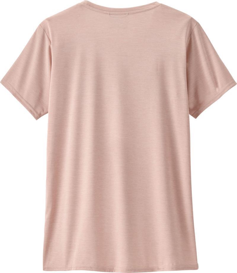 Capilene Cool Daily Graphic Shirt - Waters - Womens - Sunrise Rollers / Cozy Peach X-Dye 2