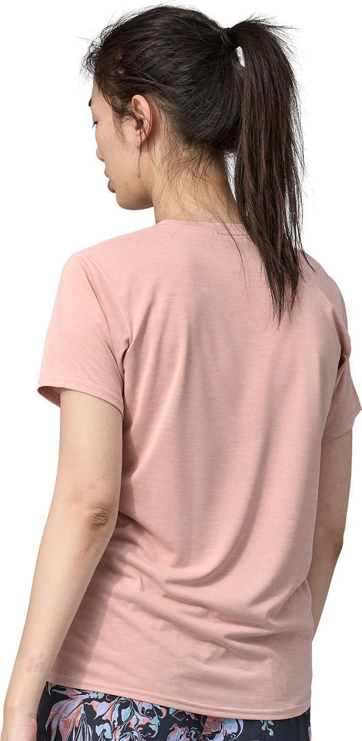 Capilene Cool Daily Graphic Shirt - Waters - Womens - Sunrise Rollers / Cozy Peach X-Dye 4