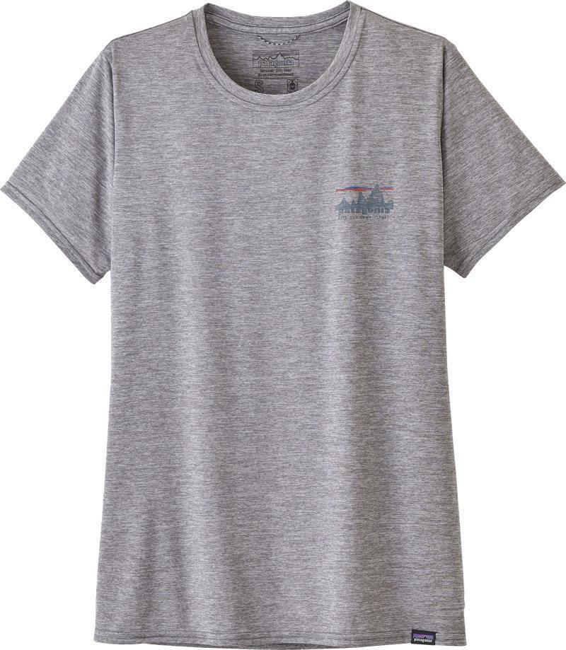 Capilene Cool Daily Graphic Shirt - Womens - 73 skyline / feather grey 1