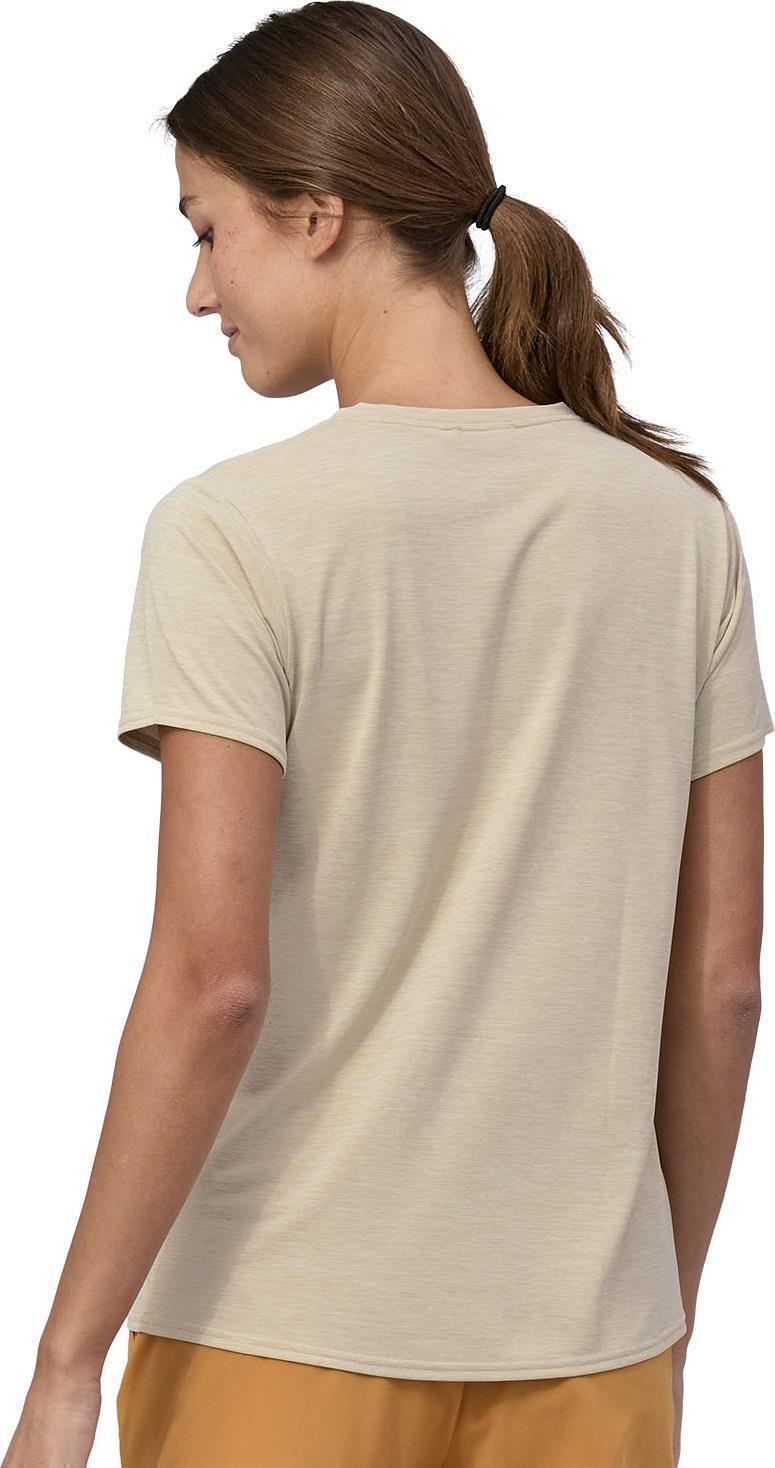 Capilene Cool Daily Graphic Shirt - Womens - ridge rise moonlight / pumice x-dye 1