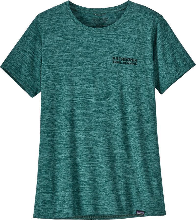Capilene Cool Daily Graphic Shirt - Womens - tree trotter / piki green x-dye 1