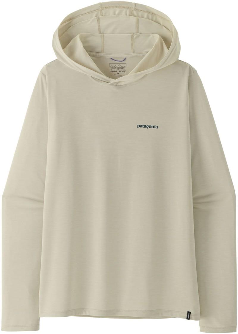 Capilene Cool Daily Hoody - Boardshort Logo - Womens - dyno white 1