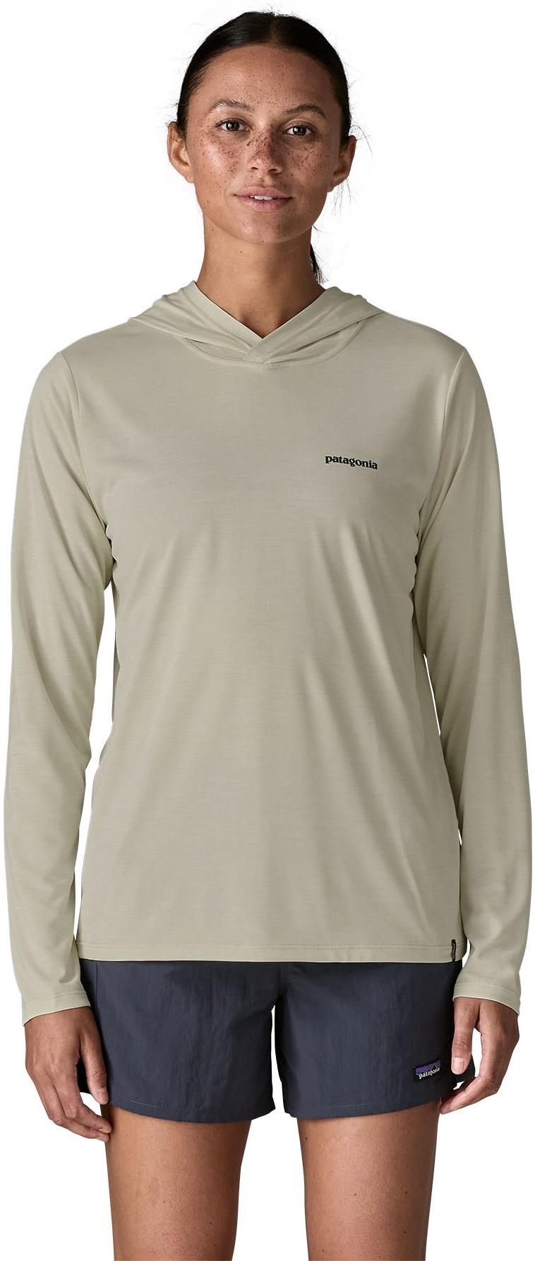 Capilene Cool Daily Hoody - Boardshort Logo - Womens - dyno white 1