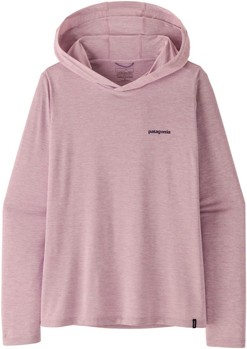 Capilene Cool Daily Hoody - Boardshort Logo - Womens - quiet violet 1