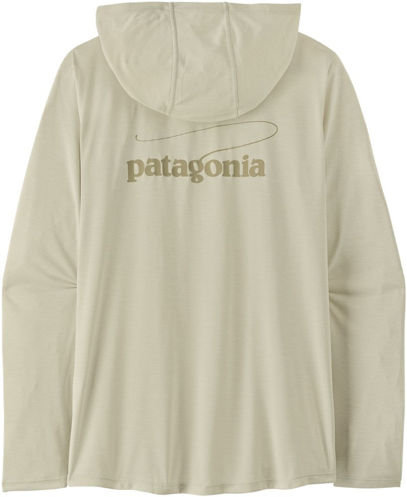 Capilene Cool Daily Hoody - Casting Logo - Womens - dyno white 1