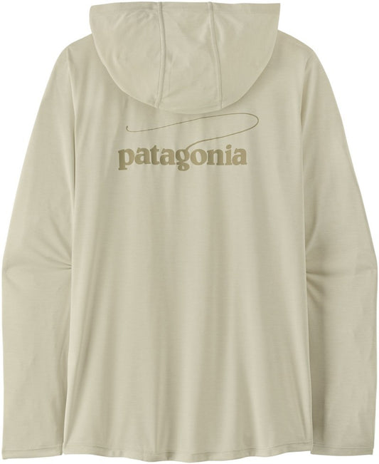 Capilene Cool Daily Hoody - Casting Logo - Womens - dyno white 1