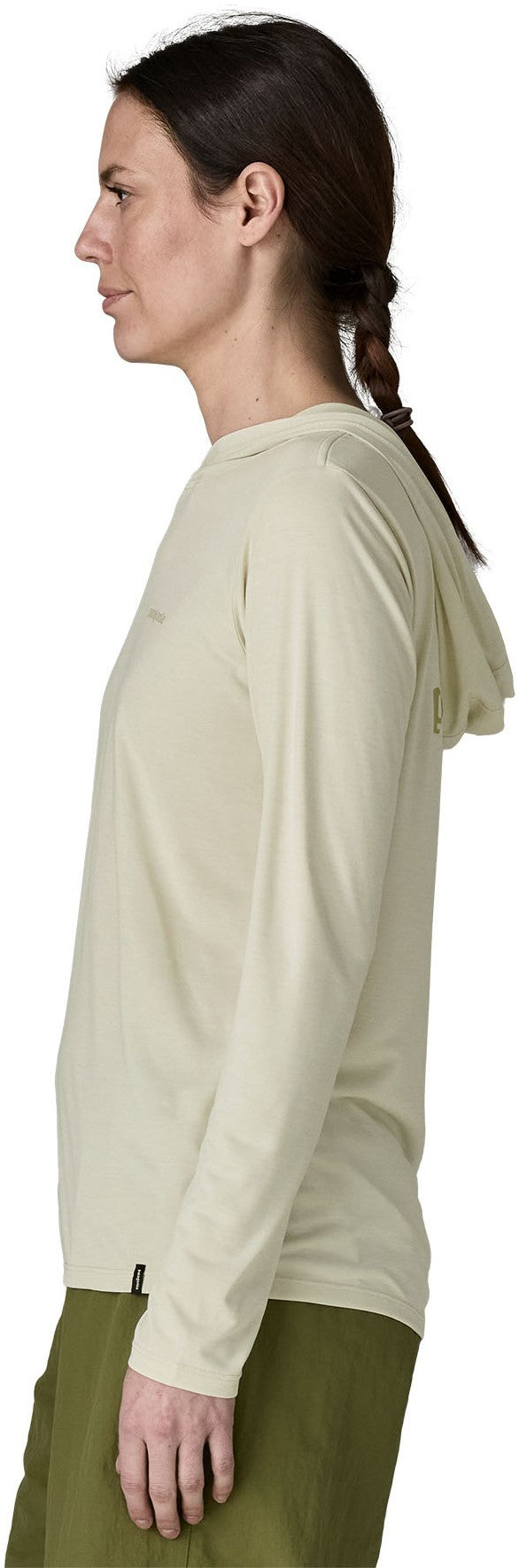 Capilene Cool Daily Hoody - Casting Logo - Womens - dyno white 1