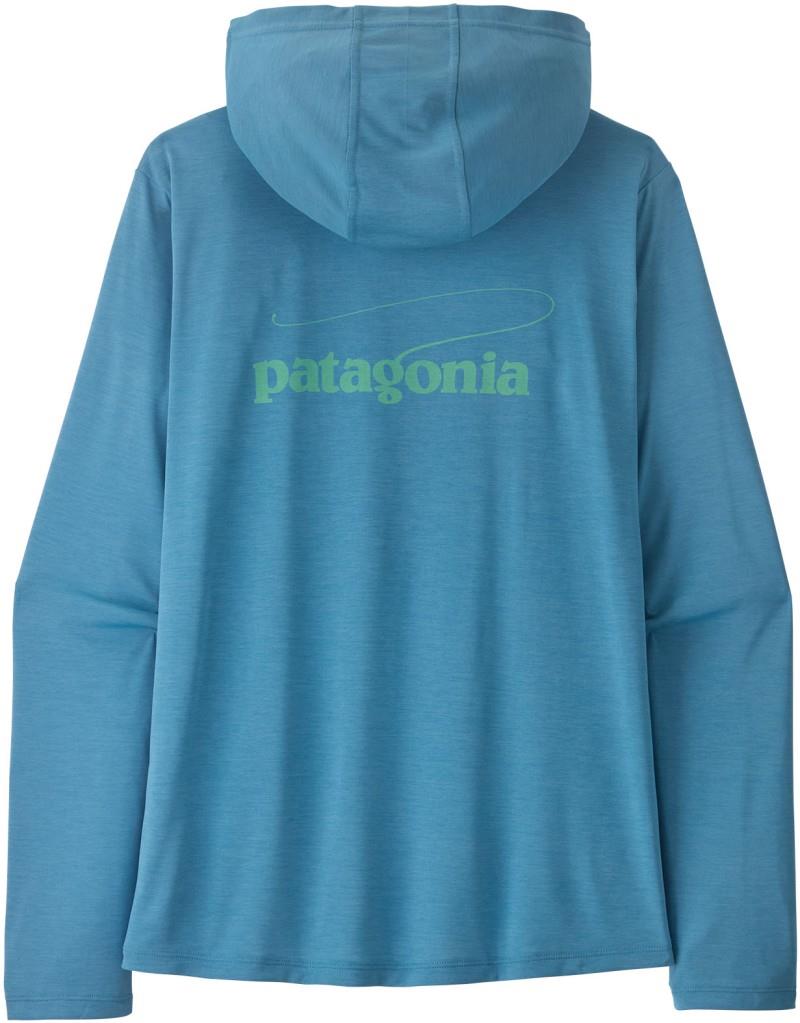 Capilene Cool Daily Hoody - Casting Logo - Womens - shore blue / light shore blue x-dye 1