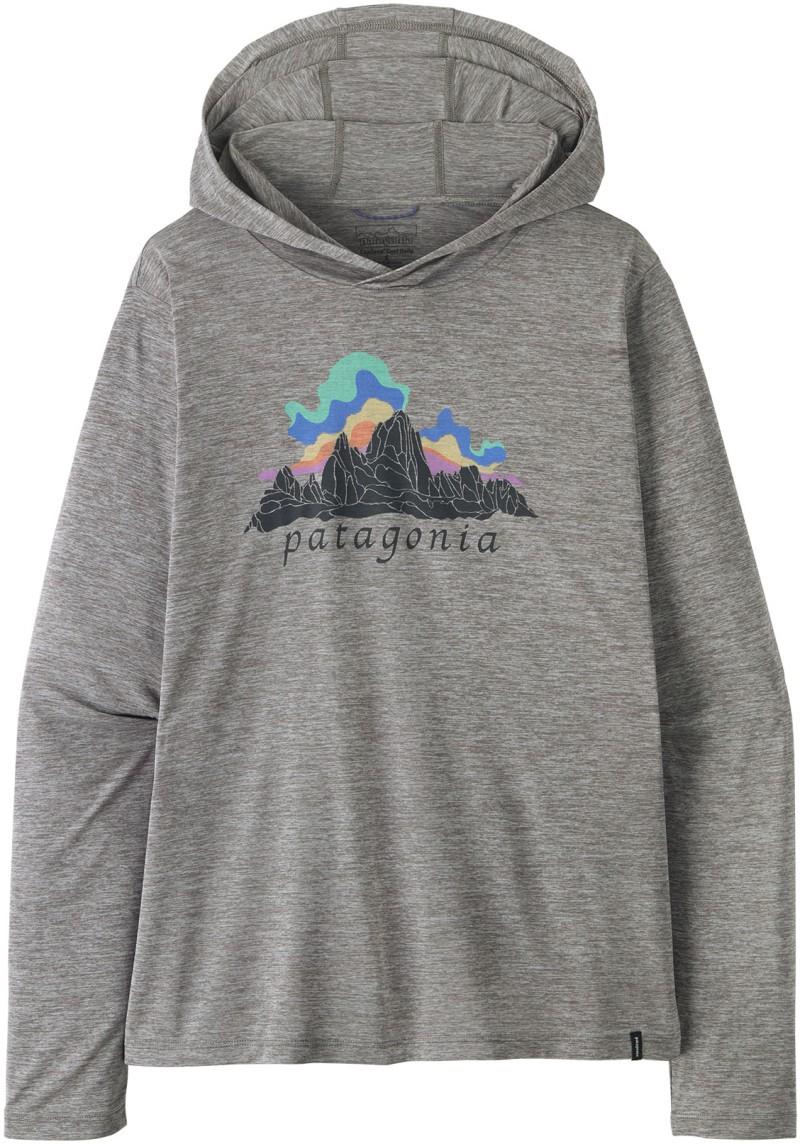 Capilene Cool Daily Hoody - Fitz Roy Nimbus - Womens - feather grey 1