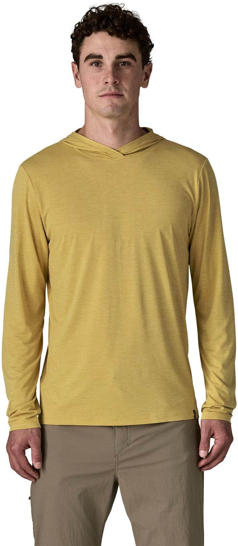 Capilene Cool Daily Hoody - Mens - limestone yellow / light limestone yellow x-dye 1