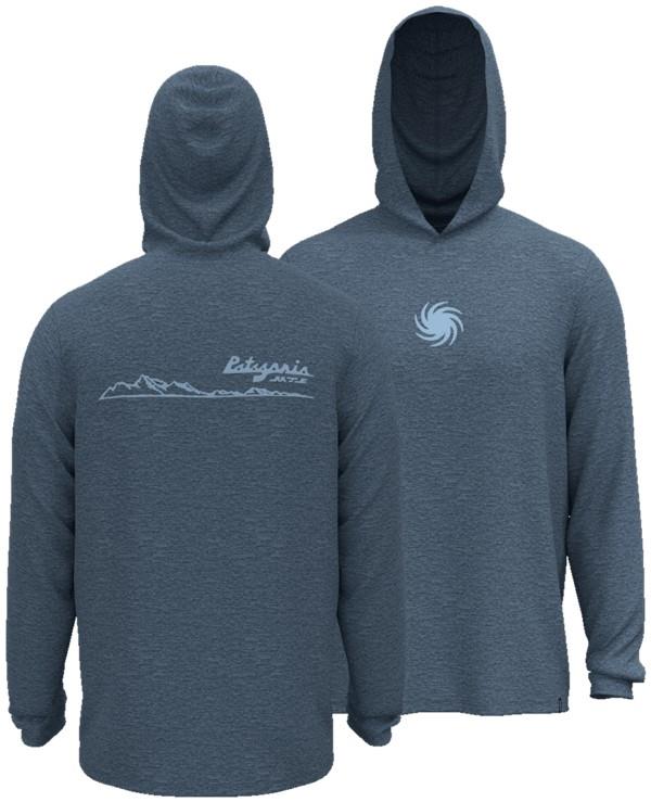 Capilene Cool Daily Hoody - Rangeroller - Mens - freshwater blue / light freshwater blue x-dye 1