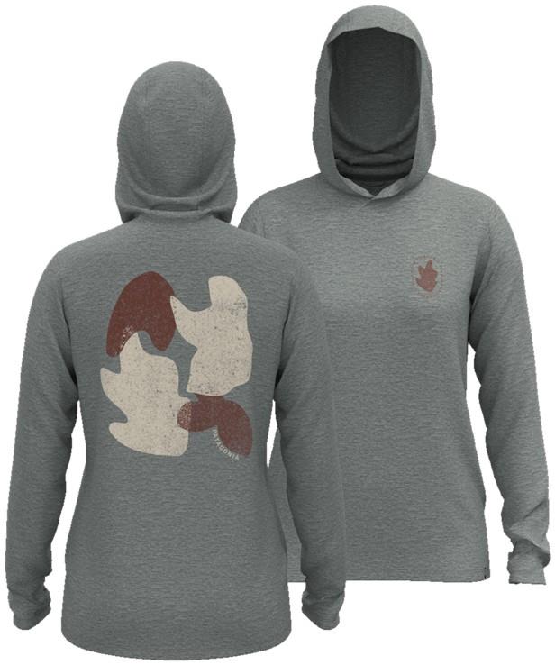 Capilene Cool Daily Hoody - Sunshaped - Womens - feather grey 1