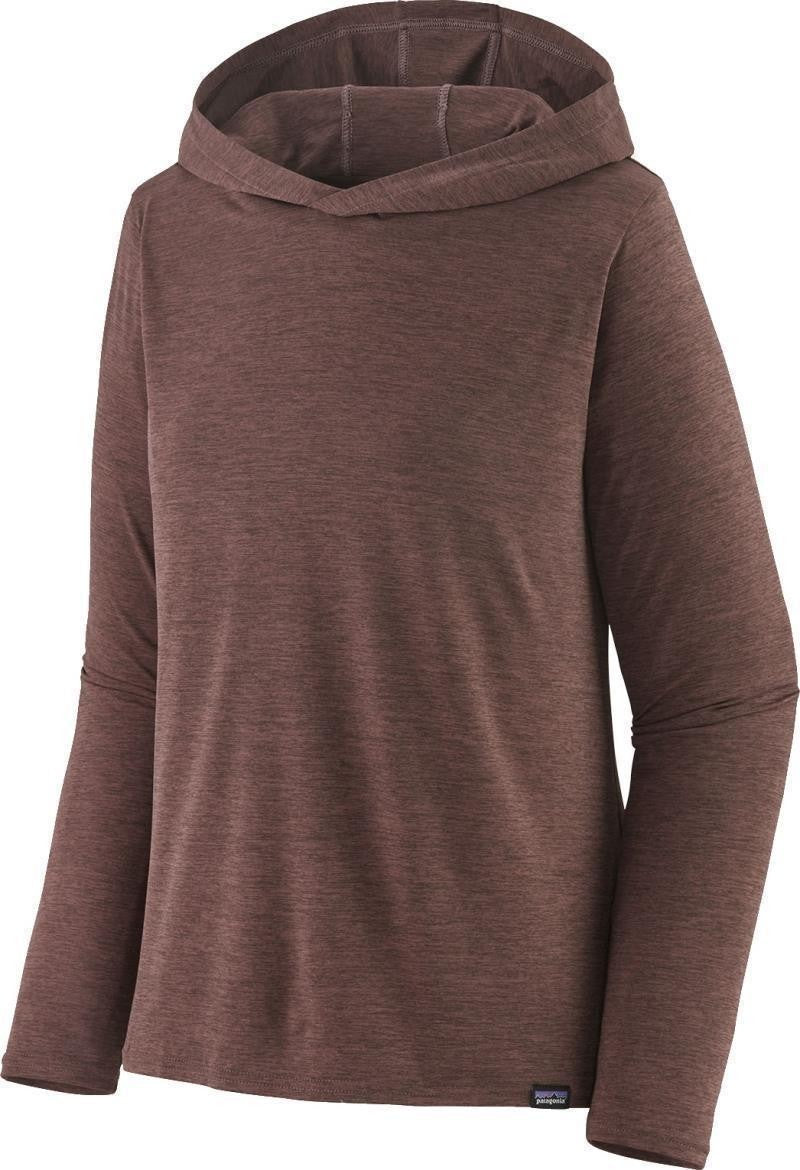 Capilene Cool Daily Hoody - Womens - cone brown / dusky brown x-dye 1