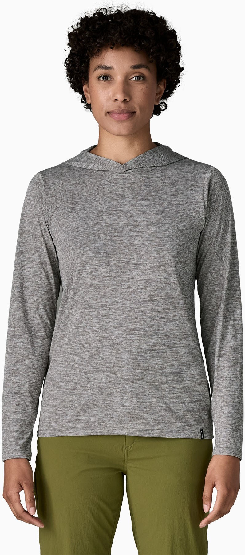 Capilene Cool Daily Hoody - Womens - feather grey 1