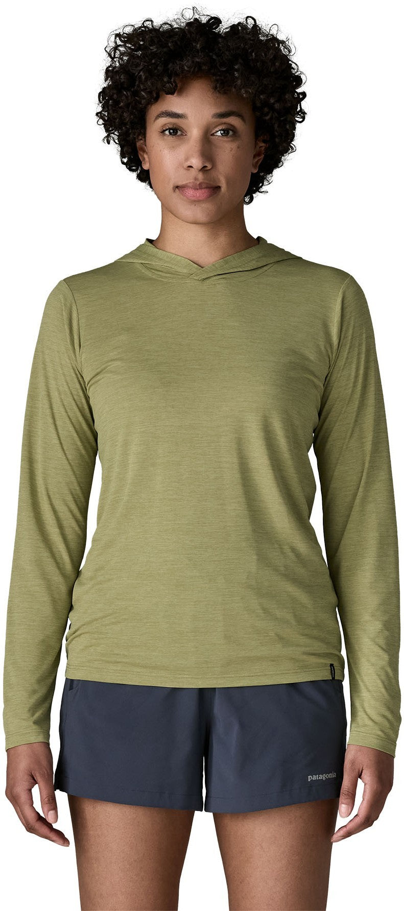 Capilene Cool Daily Hoody - Womens - gumtree green / light gumtree green x-dye 1