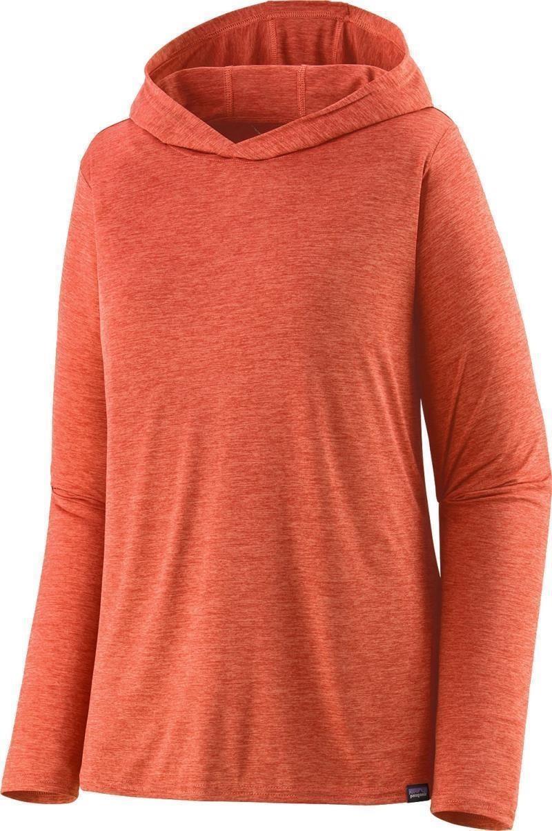 Capilene Cool Daily Hoody - Womens - pimento red / coho coral x-dye 1