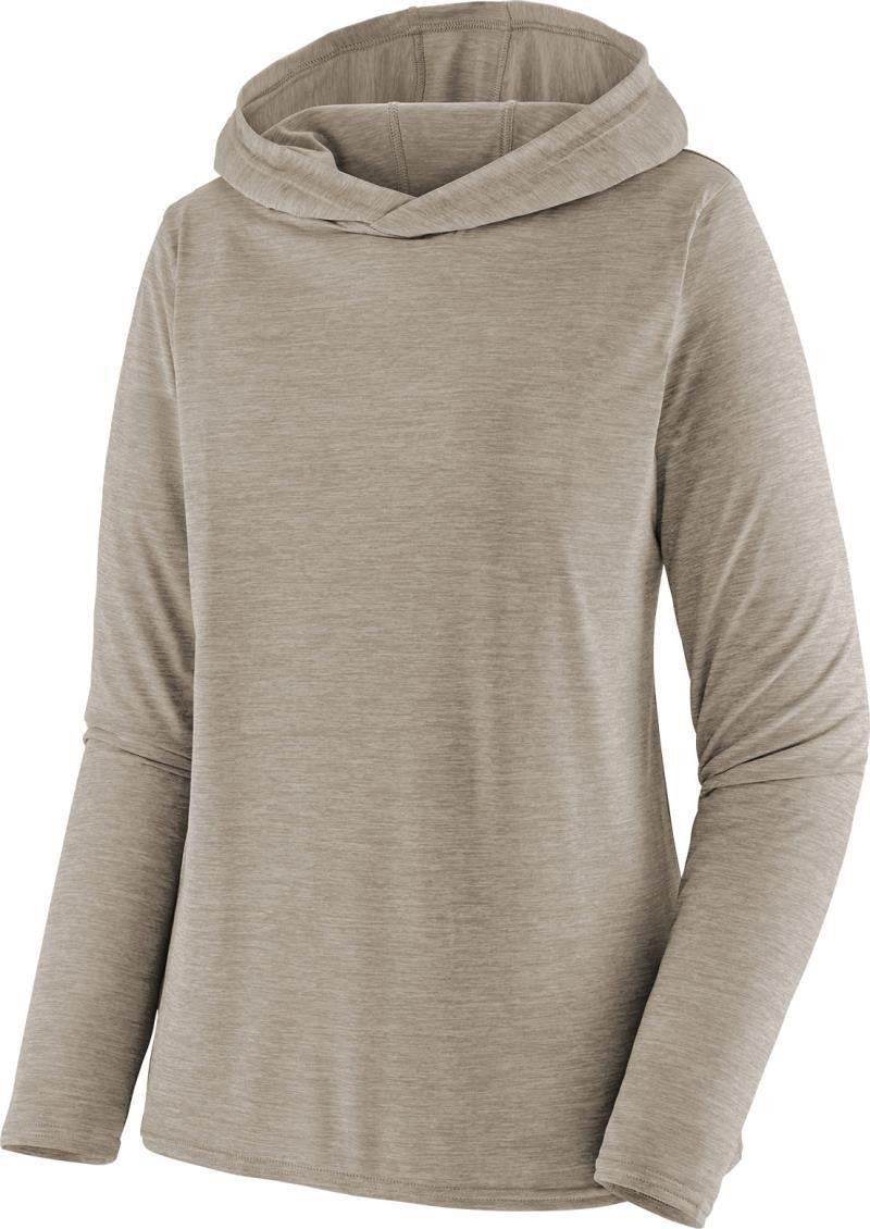 Capilene Cool Daily Hoody - Womens - pumice / dyno white x-dye 1