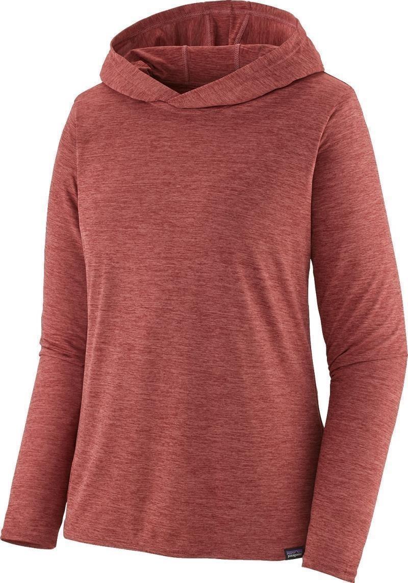 Capilene Cool Daily Hoody - Womens - rosehip - light rosehip x-dye 1