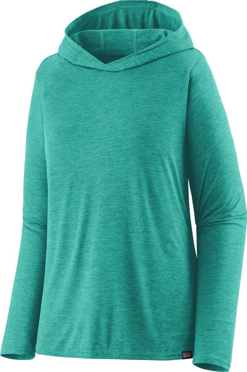 Capilene Cool Daily Hoody - Womens - subtidal blue / light subtidal blue x-dye 1