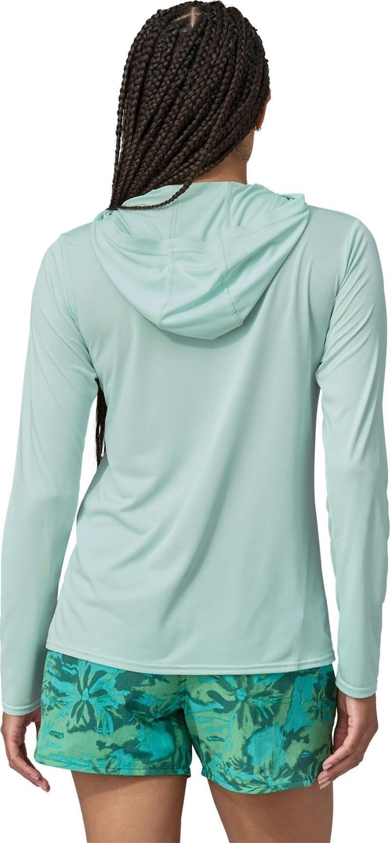 Capilene Cool Daily Hoody - Womens - wispy green / light wispy green x-dye 1