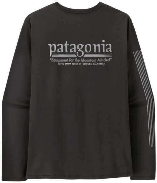 Capilene Cool Daily LS Shirt - Hut Tripper - Mens - black 1