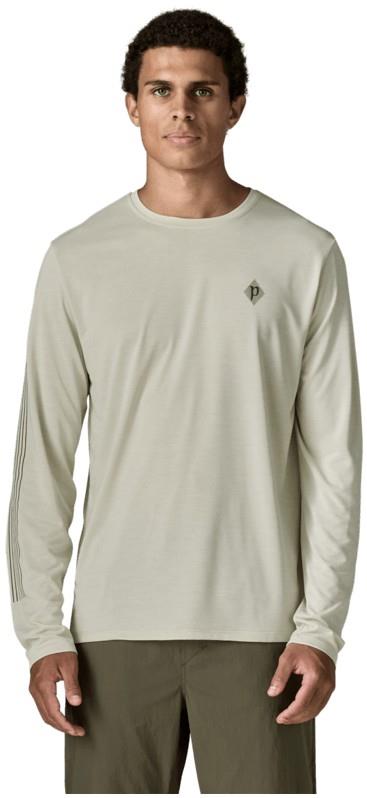 Capilene Cool Daily LS Shirt - Hut Tripper - Mens - dyno white 1