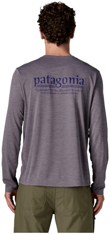 Capilene Cool Daily LS Shirt - Hut Tripper - Mens - may grey / light may grey x-dye 1