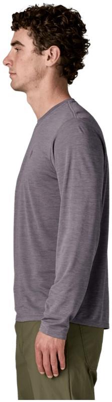 Capilene Cool Daily LS Shirt - Hut Tripper - Mens - may grey / light may grey x-dye 1