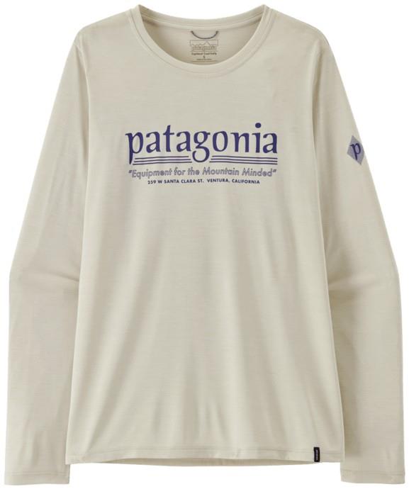 Capilene Cool Daily LS Shirt - Hut Tripper - Womens - dyno white 1