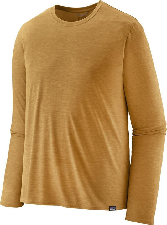 Capilene Cool Daily LS Shirt - Mens - beeswax tan - pufferfish gold x-dye 1