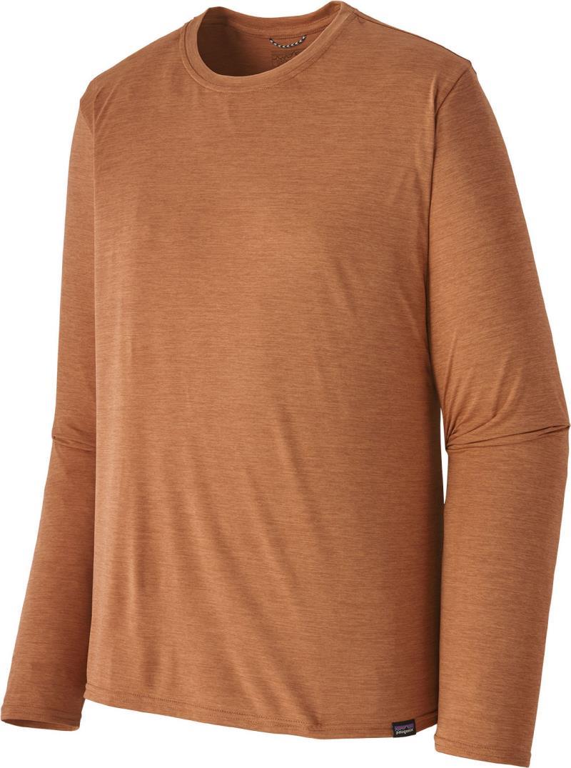 Capilene Cool Daily LS Shirt - Mens - trip brown / dark trip brown x-dye 1