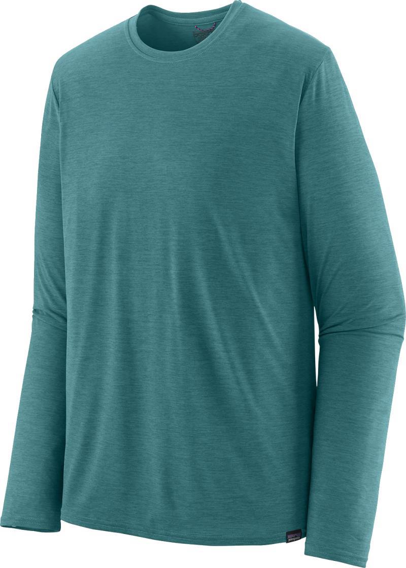 Capilene Cool Daily LS Shirt - Mens - wetland blue - light wetland blue x-dye 1