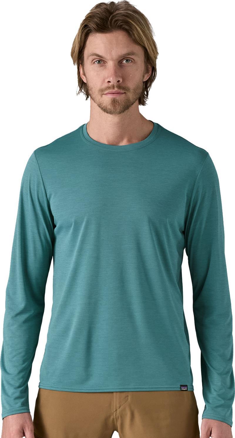 Capilene Cool Daily LS Shirt - Mens - wetland blue - light wetland blue x-dye 1