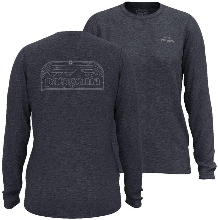 Capilene Cool Daily LS Shirt - P-6 Cosmos - Womens - smolder blue / light smolder blue x-dye 1
