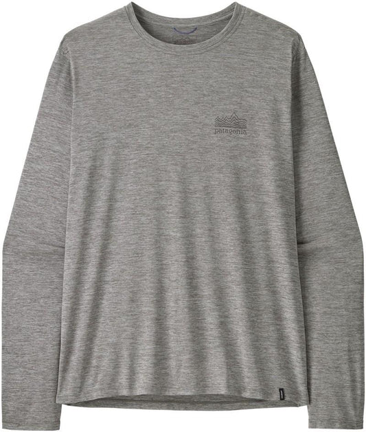 Capilene Cool Daily LS Shirt - Strataspire - Mens - feather grey 1