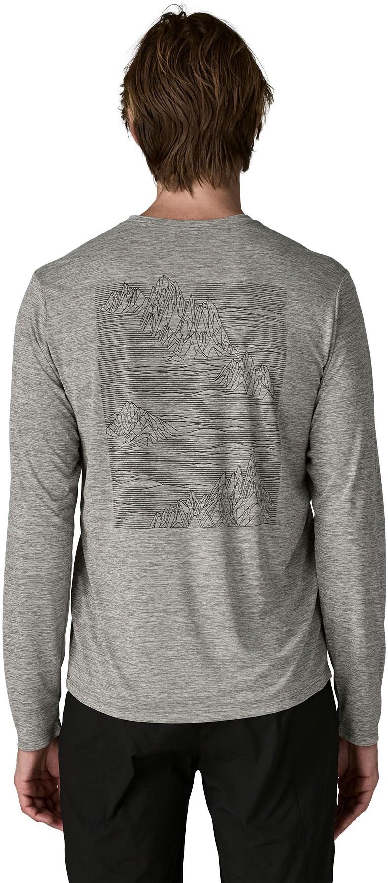 Capilene Cool Daily LS Shirt - Strataspire - Mens - feather grey 1