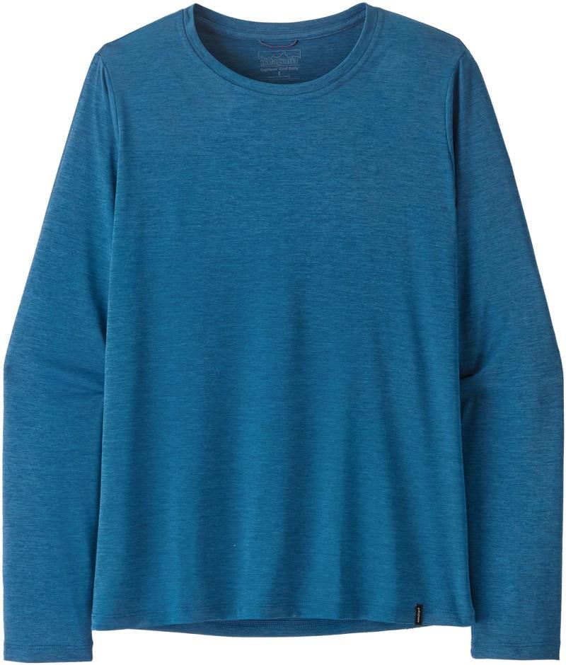 Capilene Cool Daily LS Shirt - Womens - aquatic blue / light aquatic blue x-dye 1