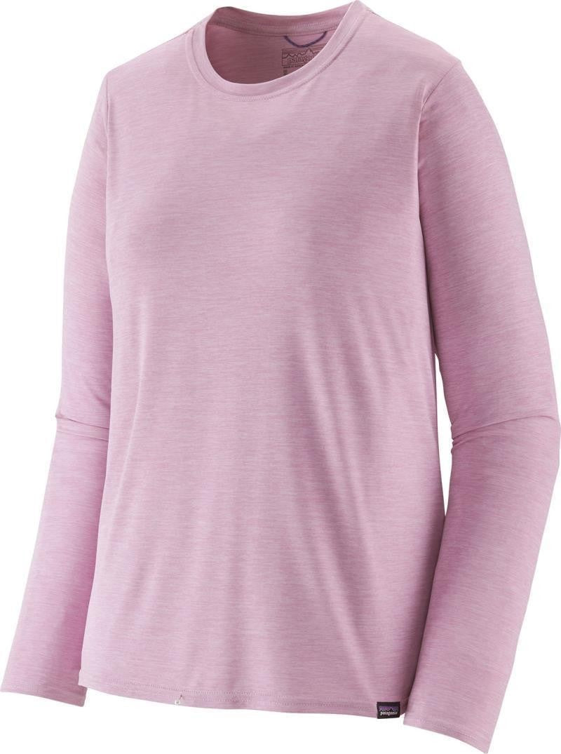 Capilene Cool Daily LS Shirt - Womens - milkweed mauve / light milkweed mauve x-dye 1