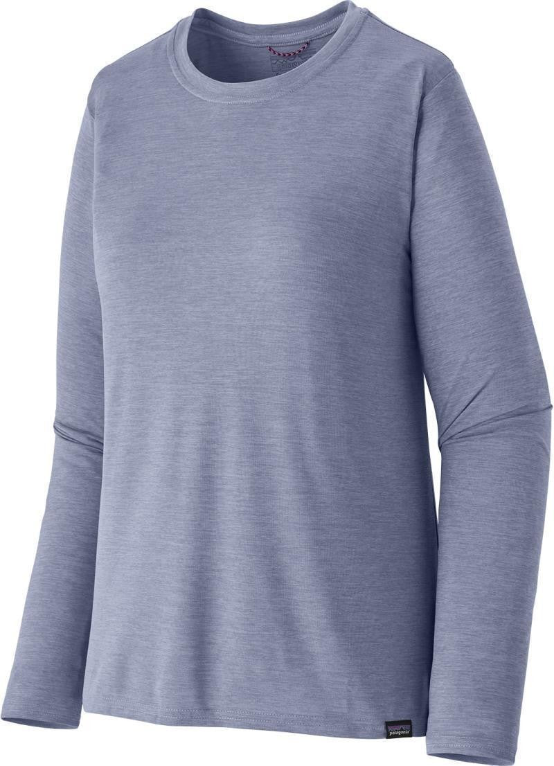 Capilene Cool Daily LS Shirt - Womens - pale periwinkle / dark pale periwinkle x-dye 1