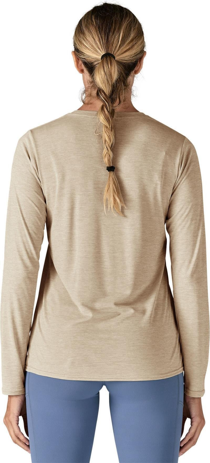 Capilene Cool Daily LS Shirt - Womens - pumice / dyno white x-dye 1