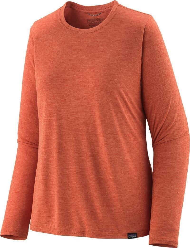 Capilene Cool Daily LS Shirt - Womens - quartz coral / light quartz coral x-dye 1