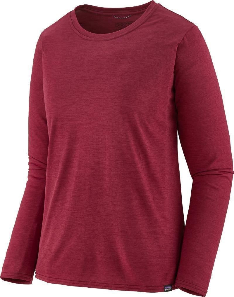 Capilene Cool Daily LS Shirt - Womens - roamer red - light roamer red x-dye 1