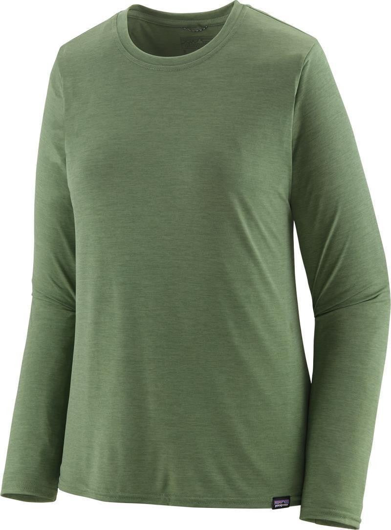 Capilene Cool Daily LS Shirt - Womens - sedge green / light sedge green x-dye 1
