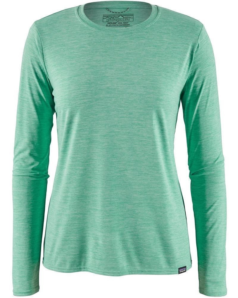 Capilene Cool Daily LS Shirt - Womens - vjosa green - light vjosa green x-dye 1