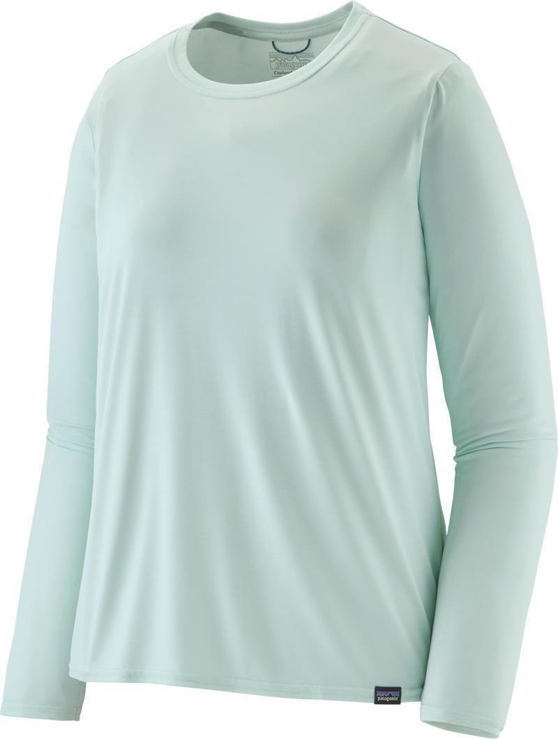Capilene Cool Daily LS Shirt - Womens - wispy green / light wispy green x-dye 1
