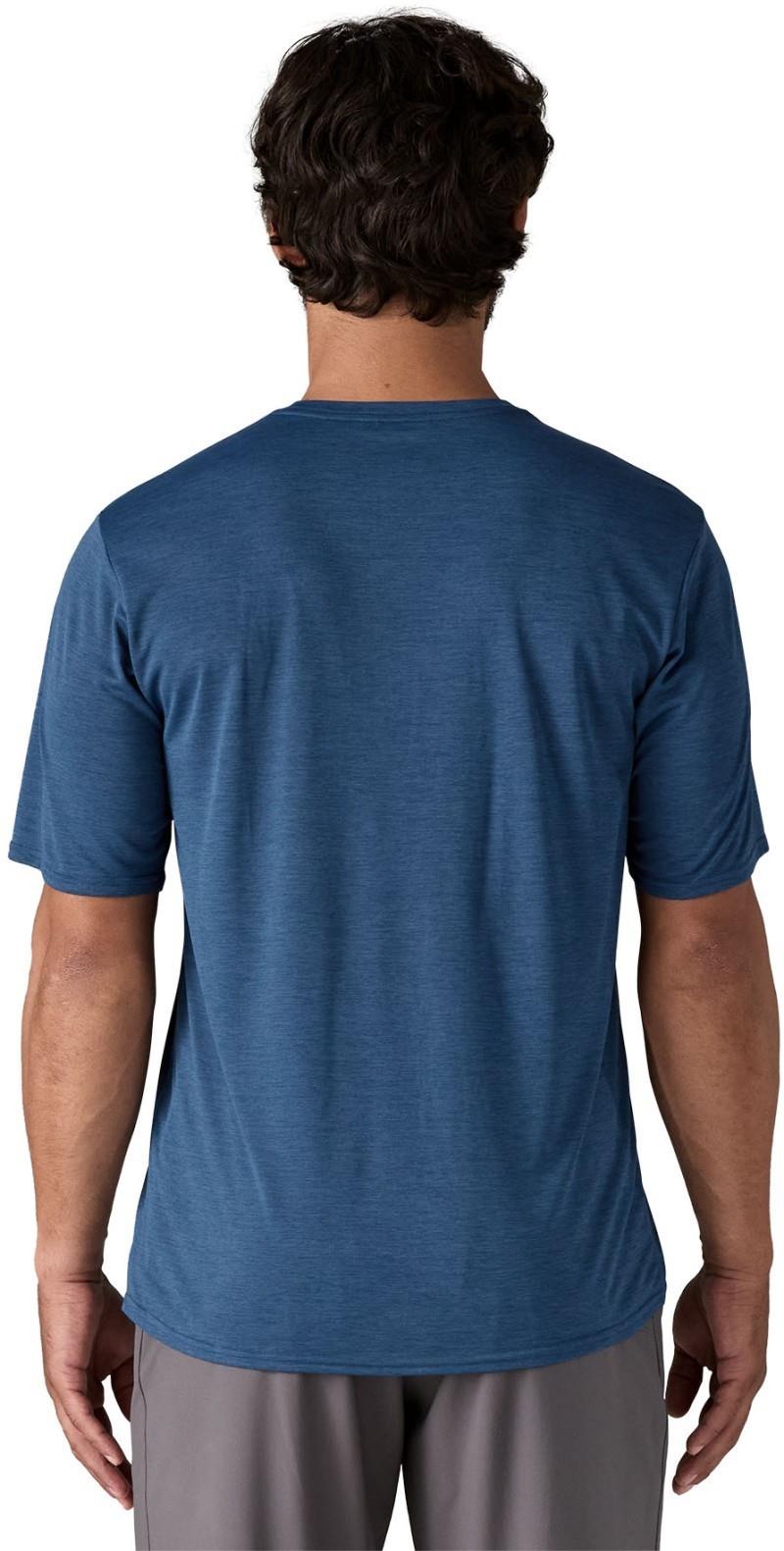 Capilene Cool Daily SS Shirt - Mens - clement blue - light clement blue x-dye 1
