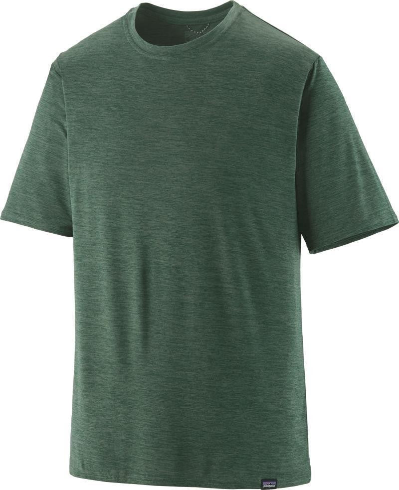 Capilene Cool Daily SS Shirt - Mens - pinyon green / hemlock green x-dye 1