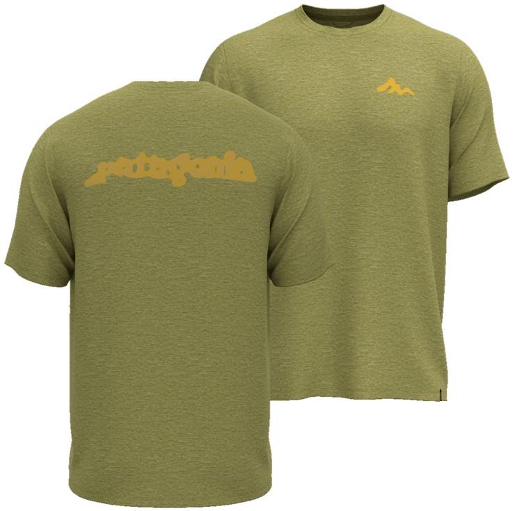 Capilene Cool Daily SS Shirt - Mountain Movement - Mens - swale green / light swale green x-dye 1
