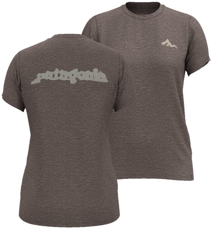 Capilene Cool Daily SS Shirt - Mountain Movement - Womens - crimini taupe / light crimini taupe x-dye 1