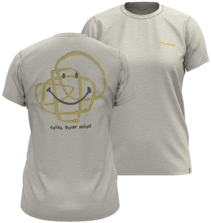 Capilene Cool Daily SS Shirt - Rock & Relax - Womens - dyno white 1